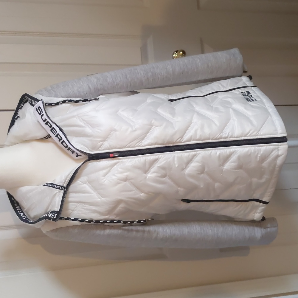 SUPERDRY hybrid puffer jacket size 12 UK 8 US